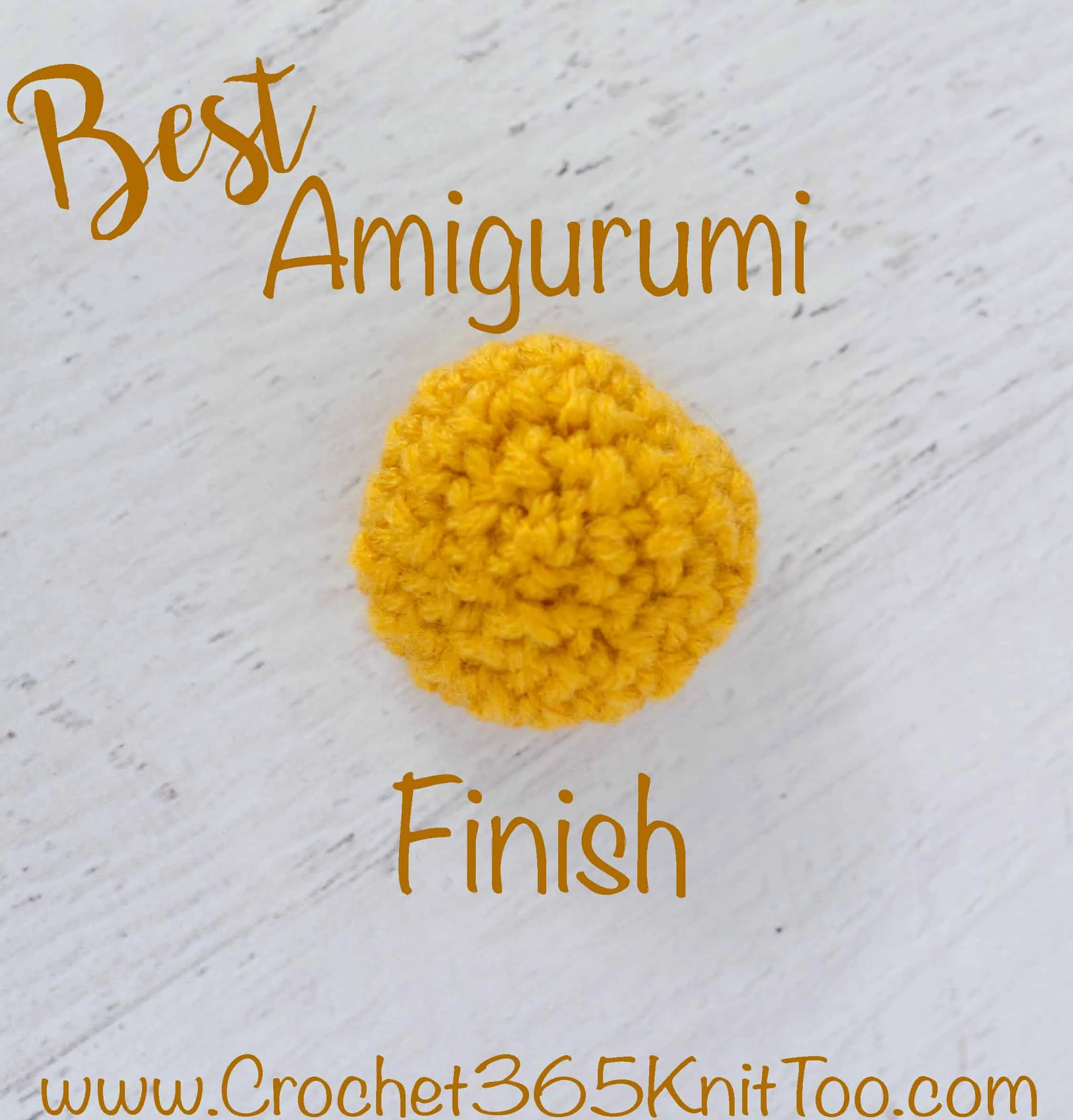 best amigurumi finish