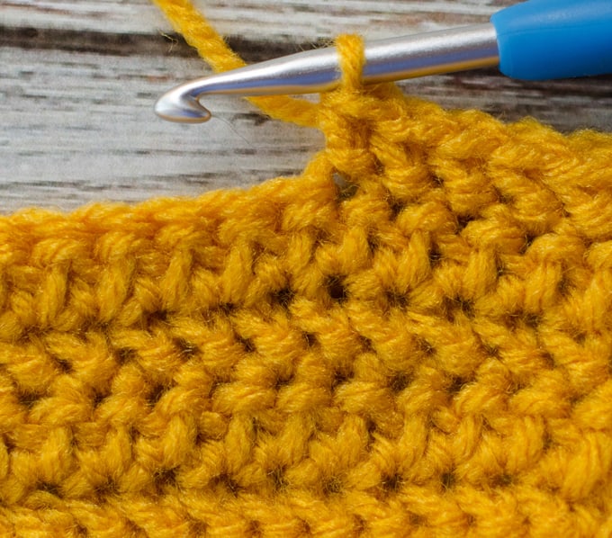 Herringbone Half Double Crochet Stitch - Crochet 365 Knit Too