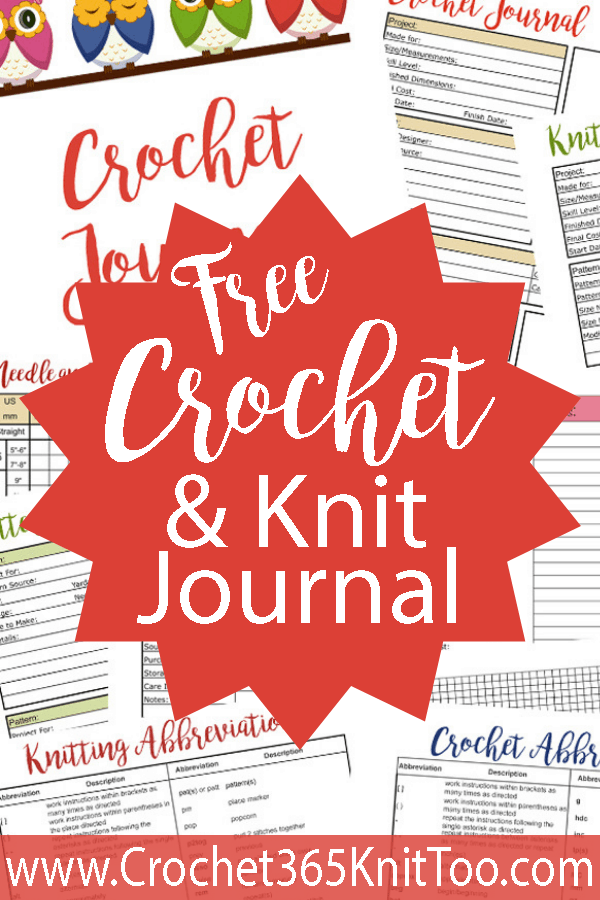 Crochet Pattern Journal PDF