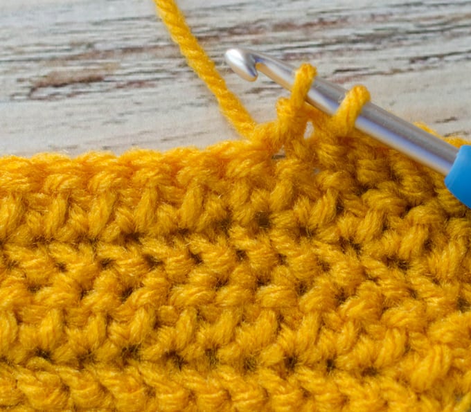 Herringbone Half Double Crochet Stitch - Crochet 365 Knit Too