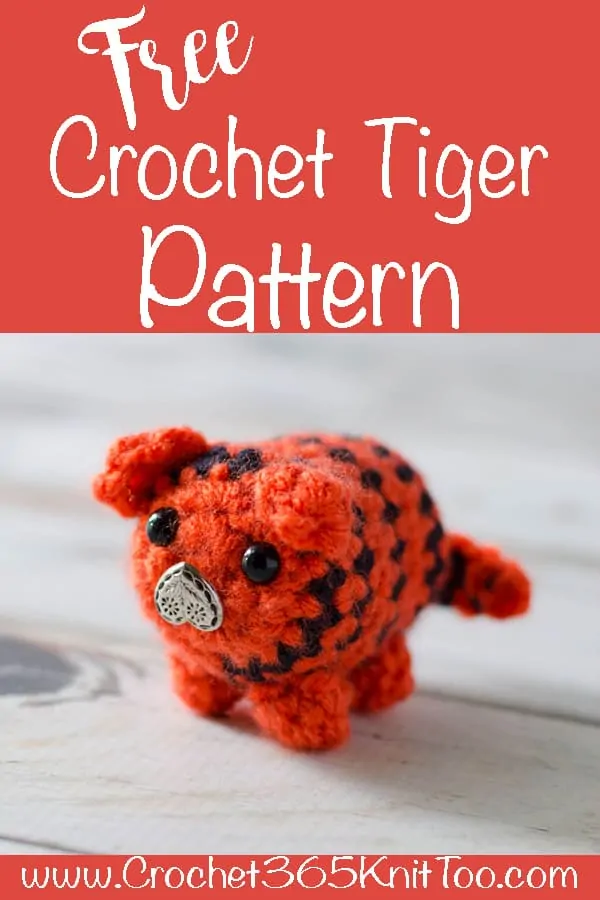 Crochet Tiger Bitty Bumble