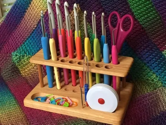 crochet hook caddy