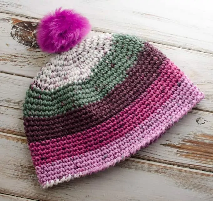 Mrs Plum Chunky Crochet Hat