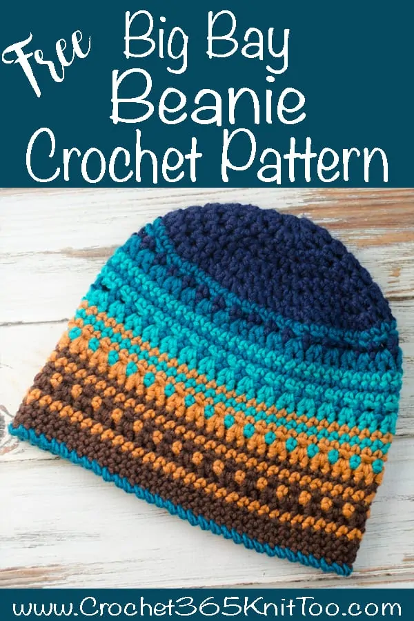 Graphic of Crochet Big Bay Beanie Pattern