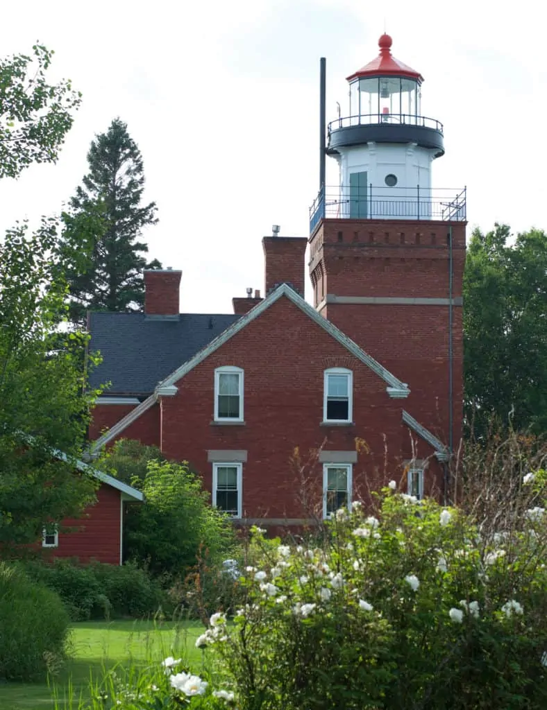 Big Bay Lighthouse in the summer