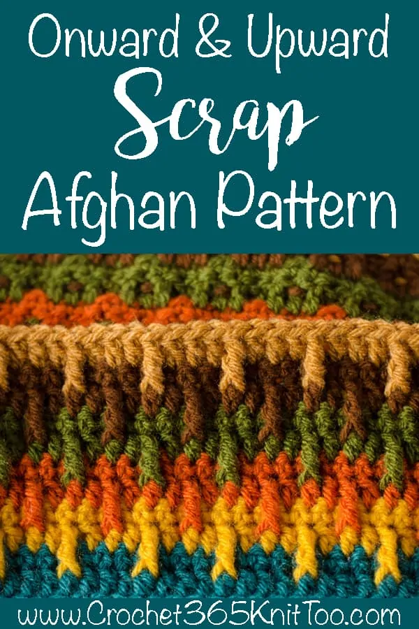 onward and upward scrap afghan