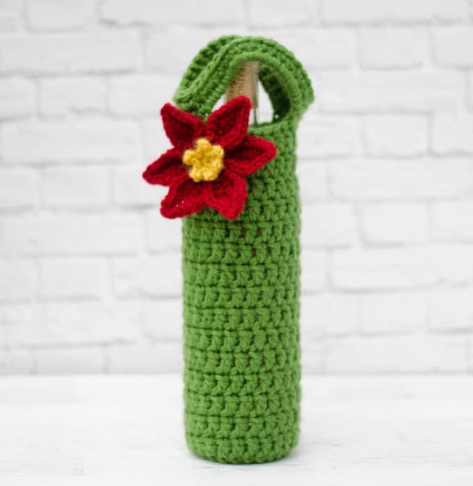 Wine Bottle Cover With Coasters , Crochet Pattern , Crochet Bottle