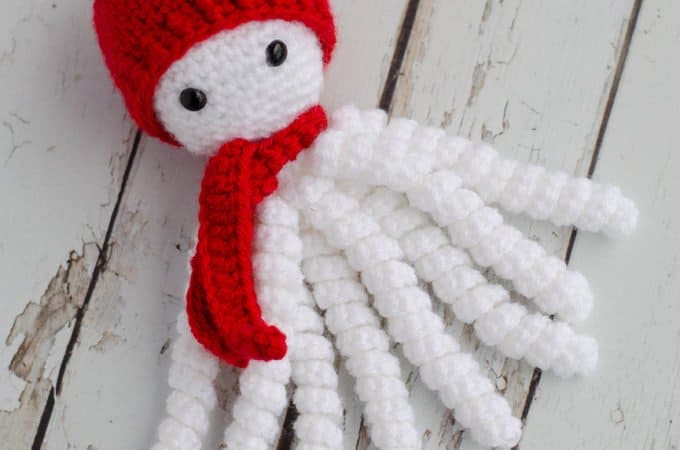 Crochet Snowman Octopus