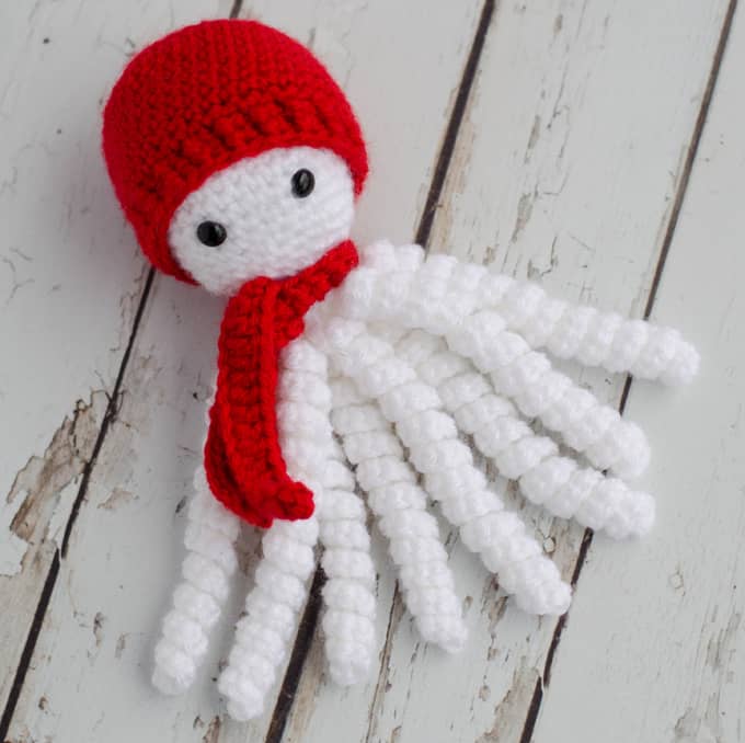 Crochet Snowman Octopus