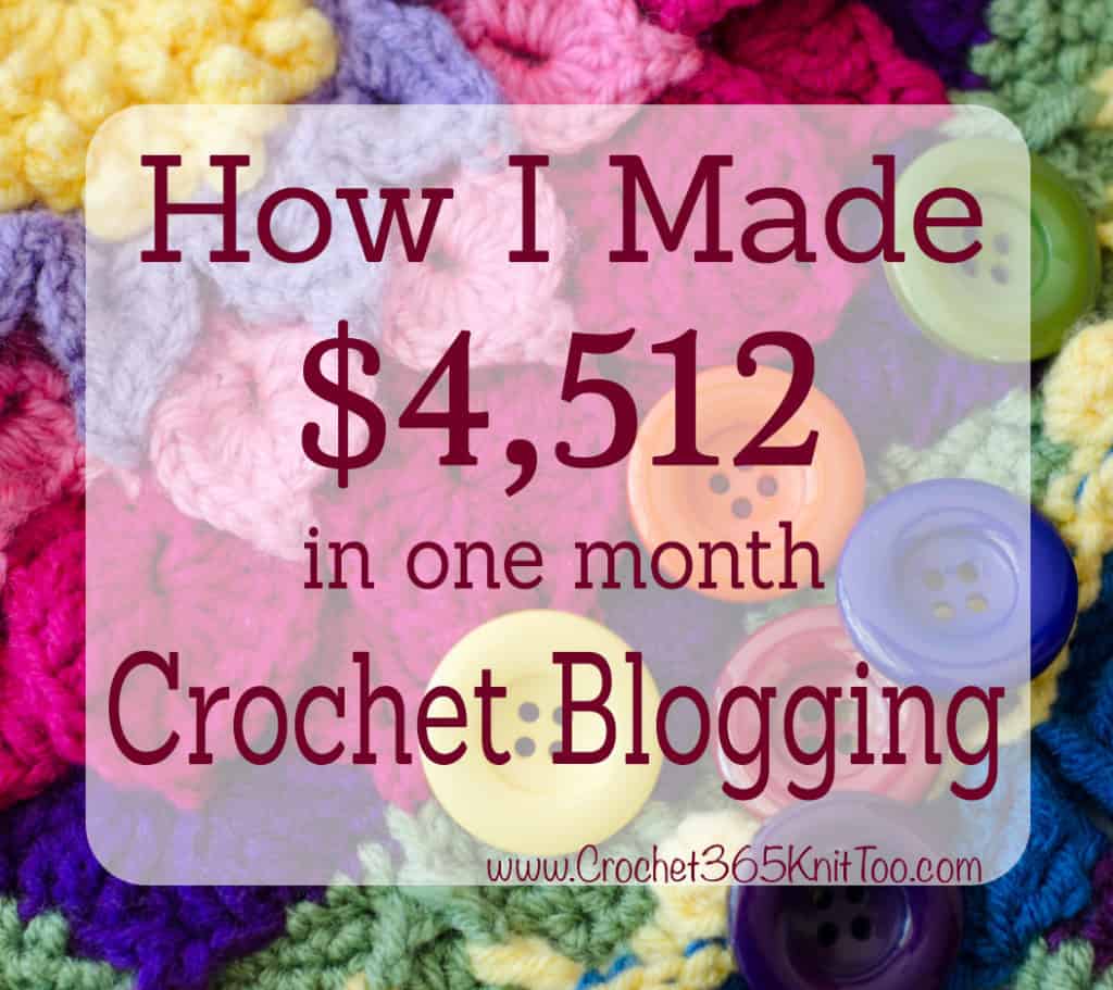Make Money Crochet Blogging