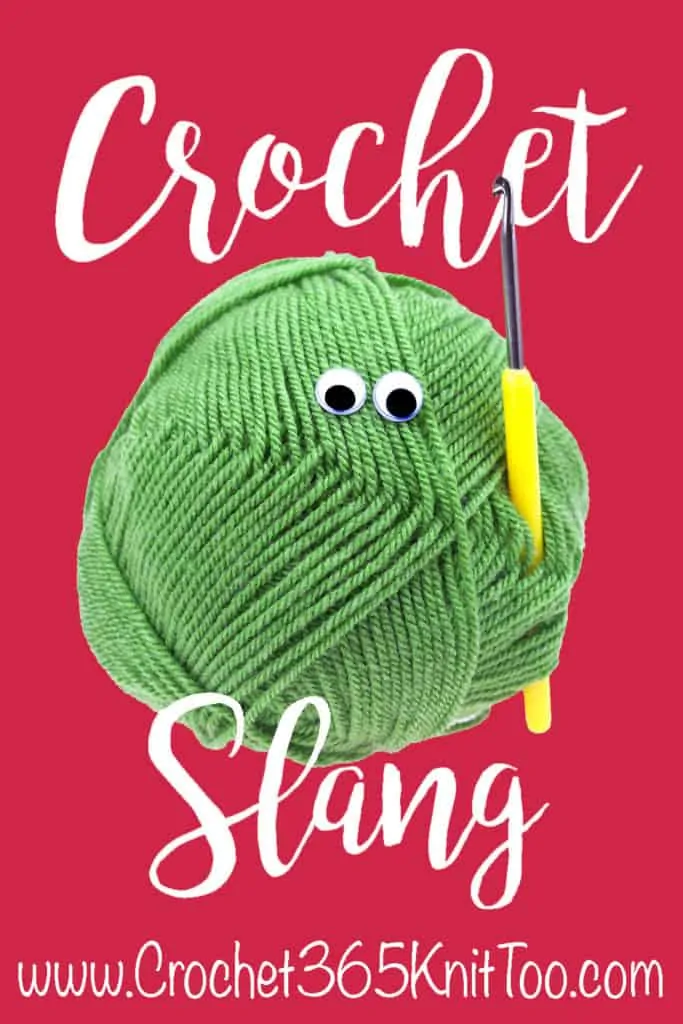 crochet slang