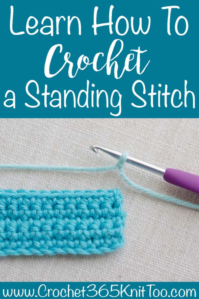 Standing crochet stitch
