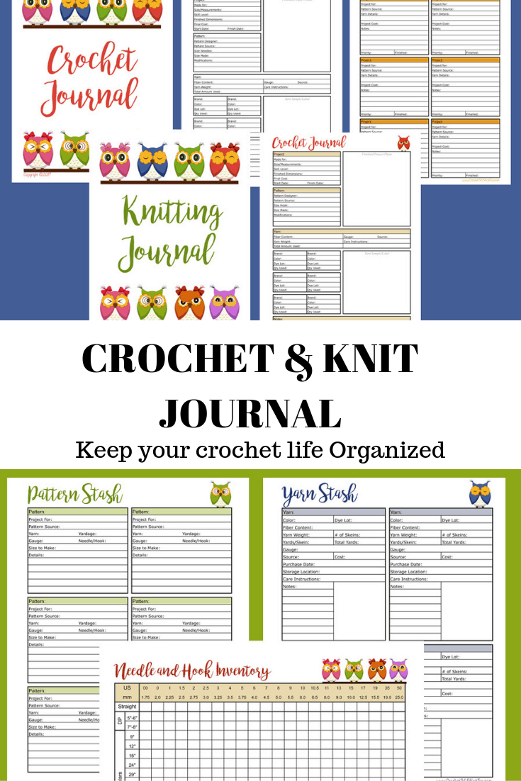Free Crochet and Knit Journal Crochet 365 Knit Too