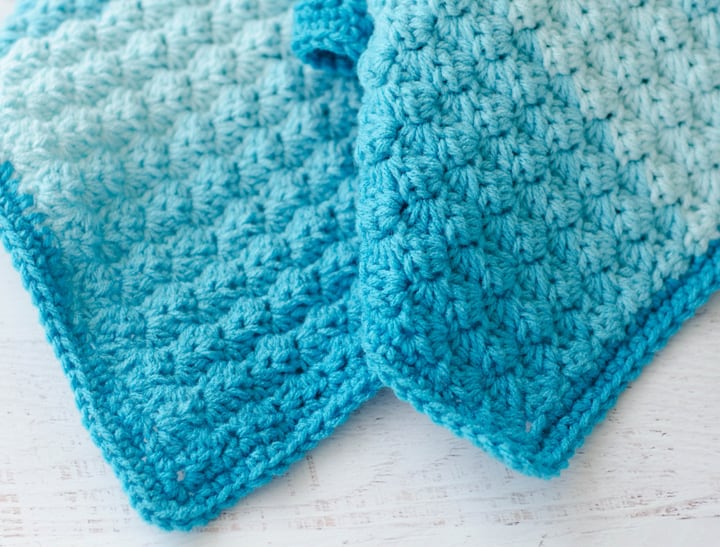 Crochet Sedge Stitch Baby Afghan Pattern