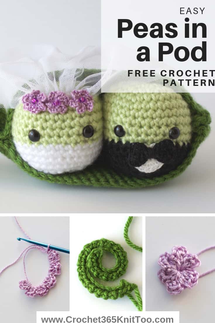 Crochet Peas Peas in a Pod Get Married! Crochet 365 Knit Too