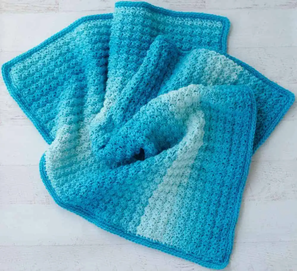 Crochet Sedge Stitch Baby Afghan