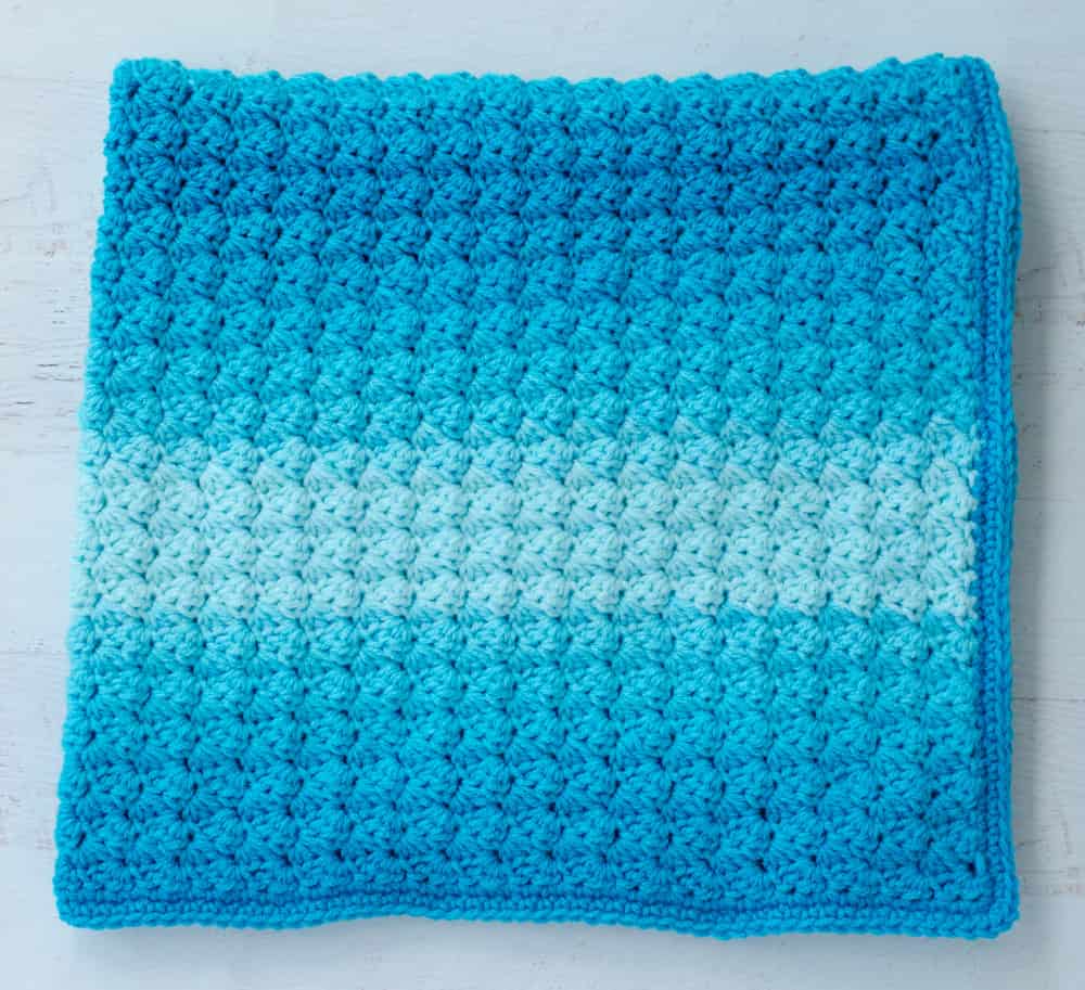 Crochet Sedge Stitch Baby Afghan Pattern