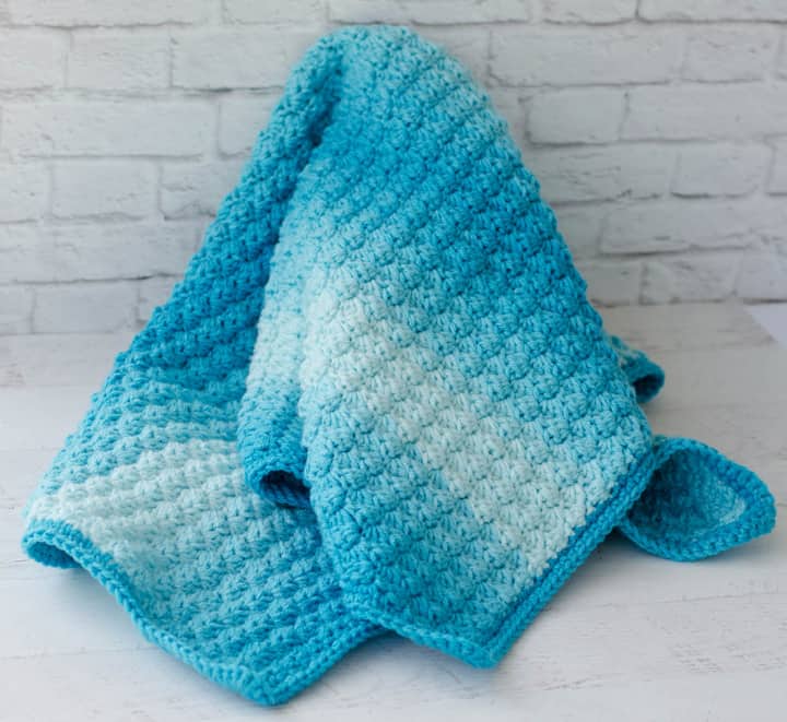 Crochet Sedge Stitch Baby Afghan Pattern