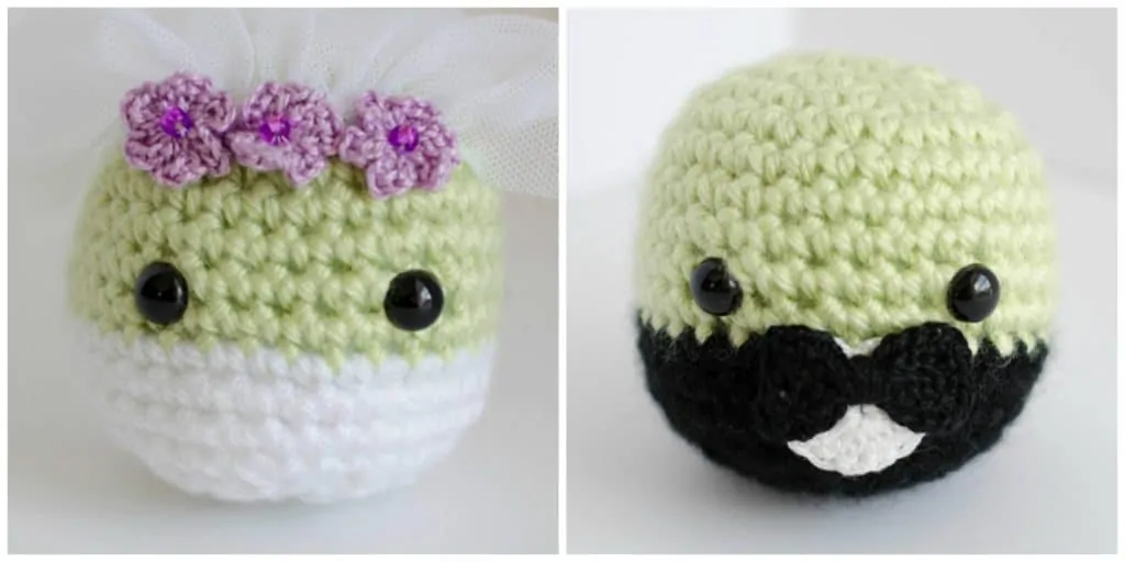 Crochet Wedding Peas