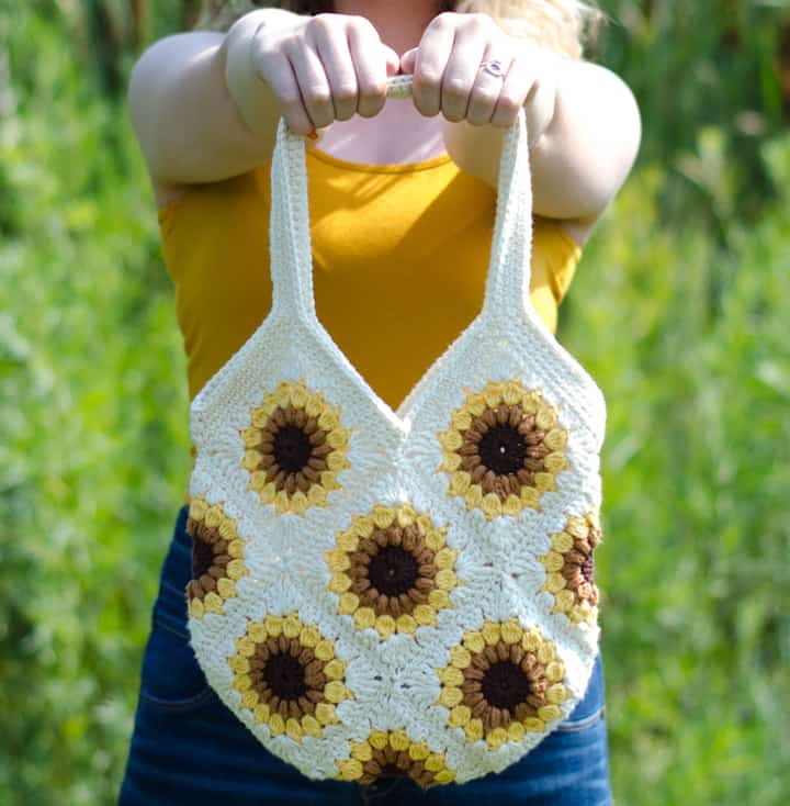 Buy Crochet Sunflower Bags, Amigurumi Flower Bags, Crochet Bag, Handmade  Crossbody Bag, Crochet Crossbody Bag, Summer Bag, Flower Bag Online in  India - Etsy