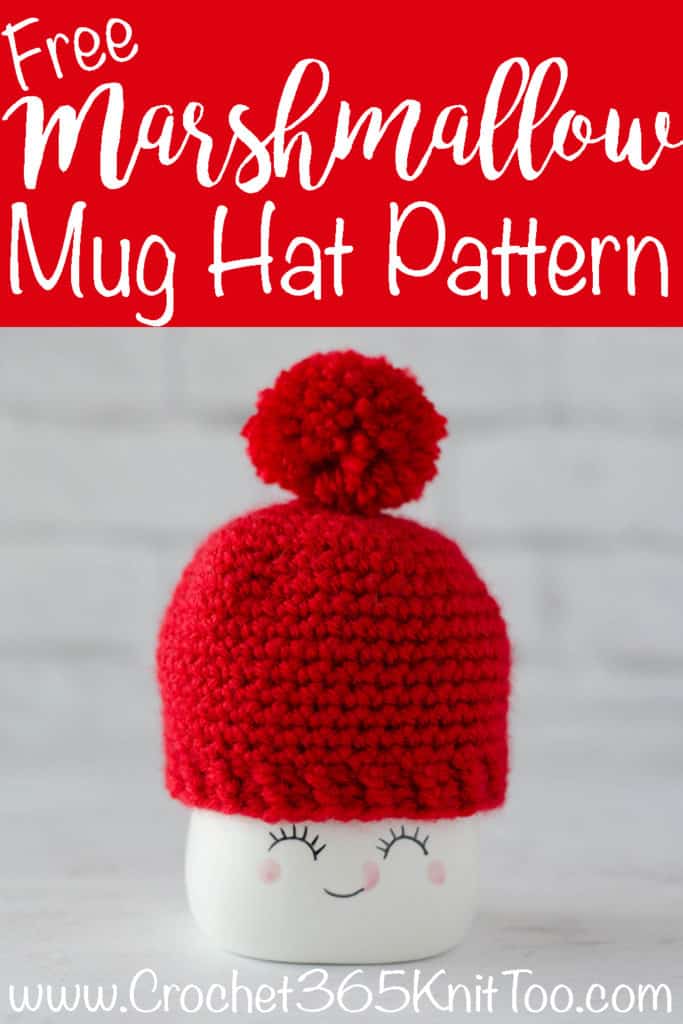 Crochet Marshmallow Mug Hat