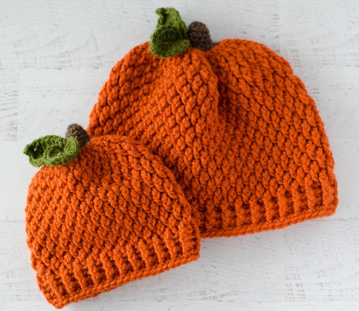 Crochet Pumpkin Hats