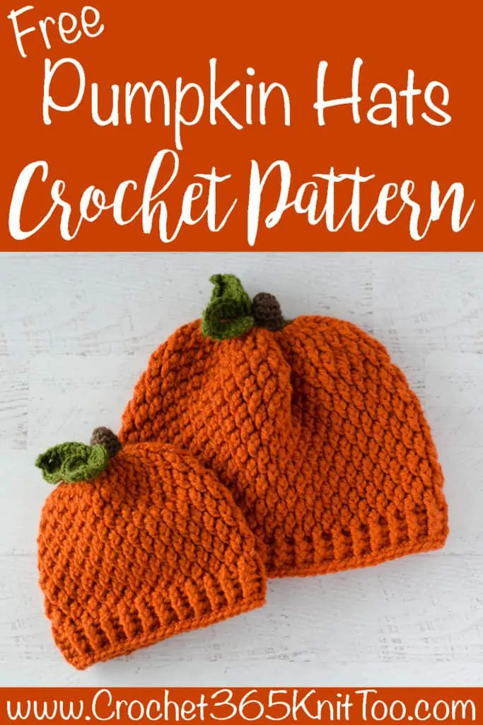 Crochet Pumpkin Hats Image
