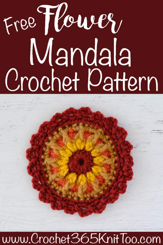 crochet mandala flower