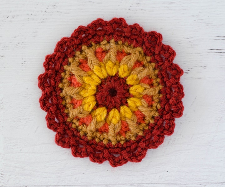 Crochet Mandala Flower