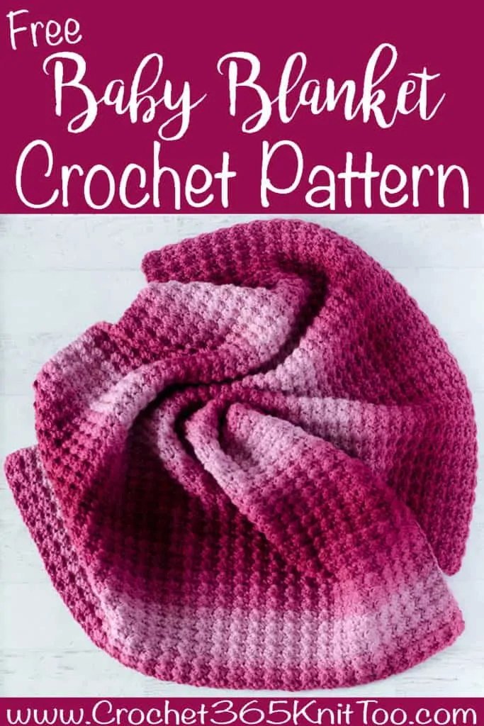 Beneficent Bella Crochet Baby Blanket - Crochet 365 Knit Too