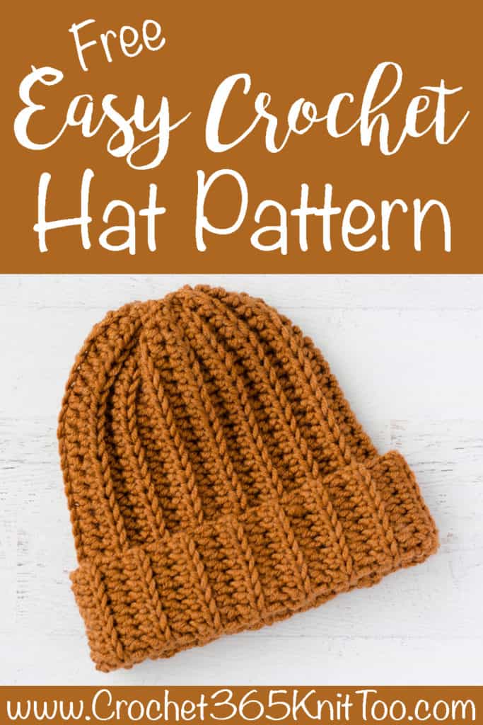 Ribbed Wonder Easy Crochet Hat image