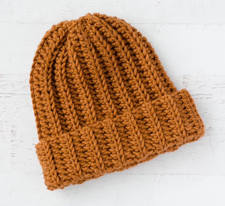 Ribbed Wonder Easy Crochet Hat