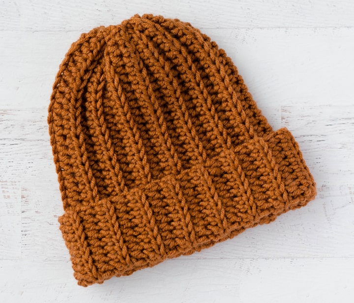 Ribbed Wonder: An Easy Crochet Hat