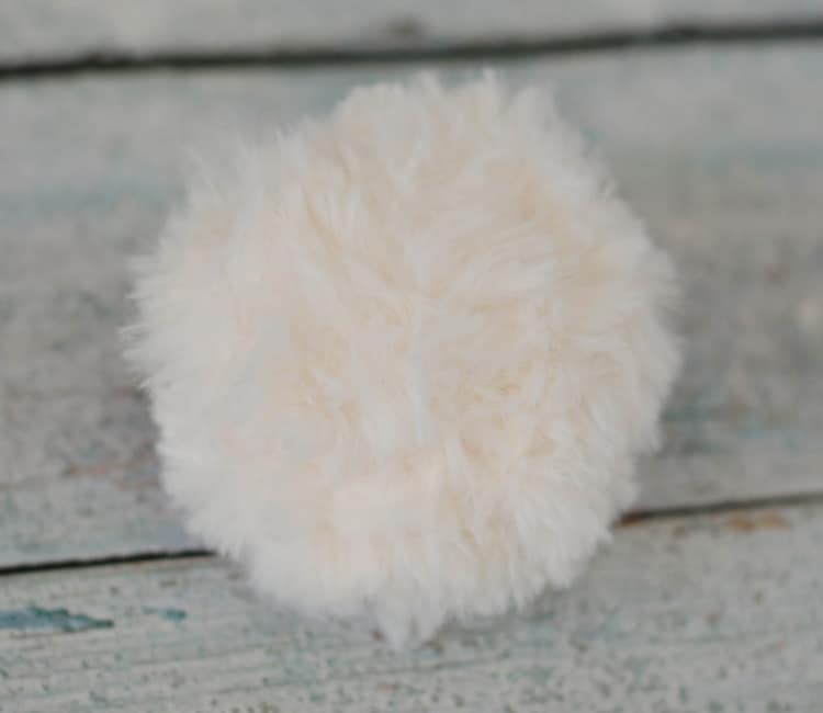 How to make FAUX FUR POM POMS for cheap! Quick, easy and super