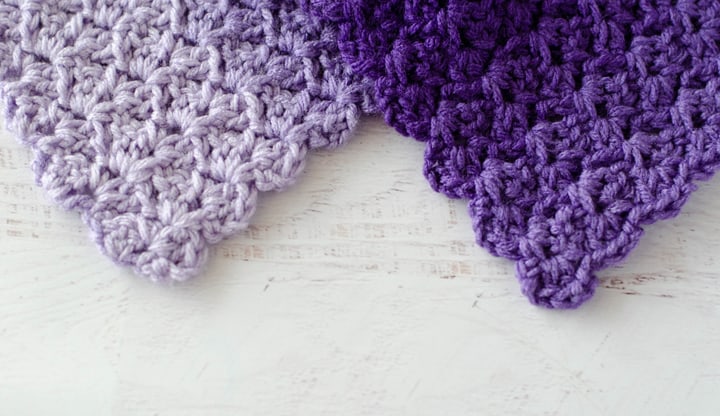 Tulip Stitch Crochet Baby Afghan