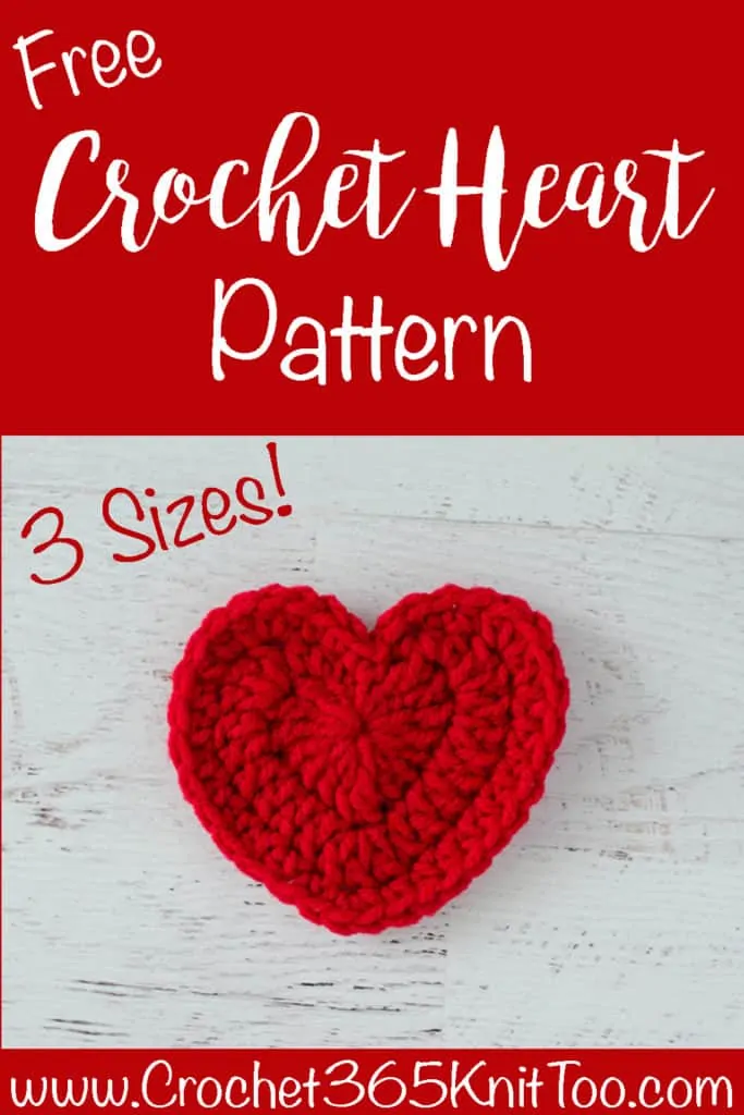 How to Crochet Flat Mini Hearts (Multiple Sizes)