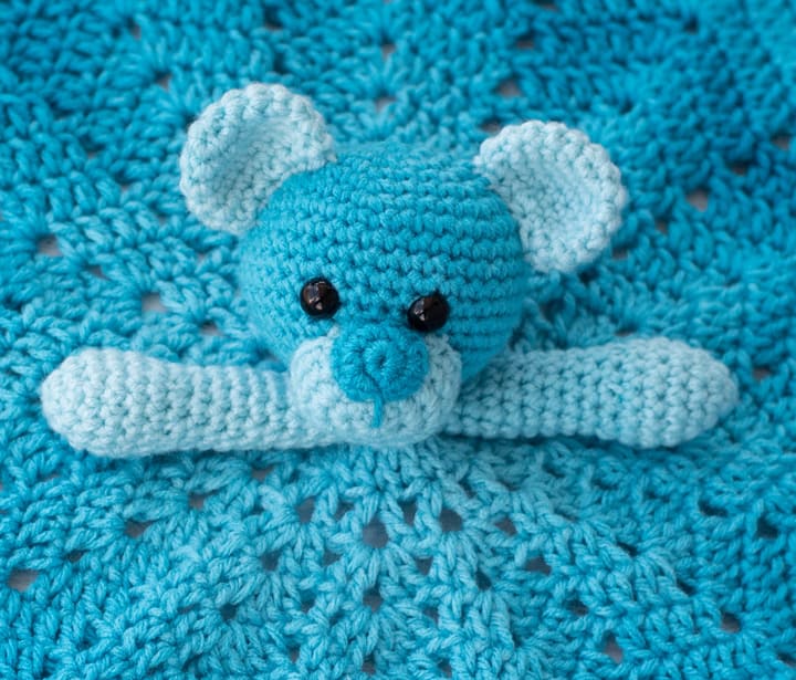 Blue Baboo: A Crochet Lovey Pattern - Crochet 365 Knit Too