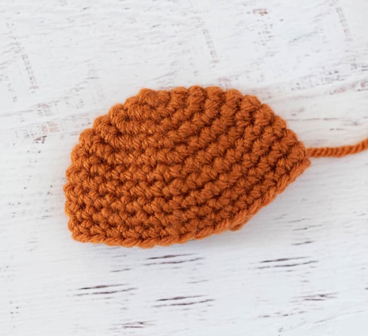 crochet orange hair wig cap