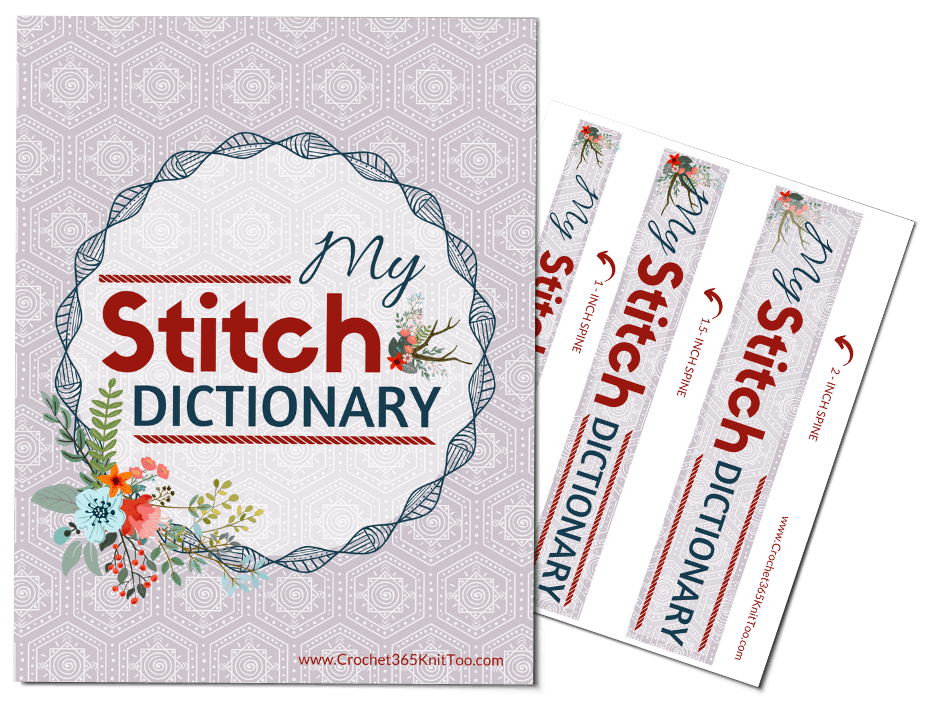 Graphic of stitch dictionary printable