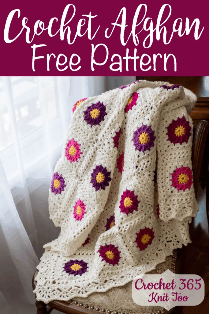 Crochet flower Blanket Pattern