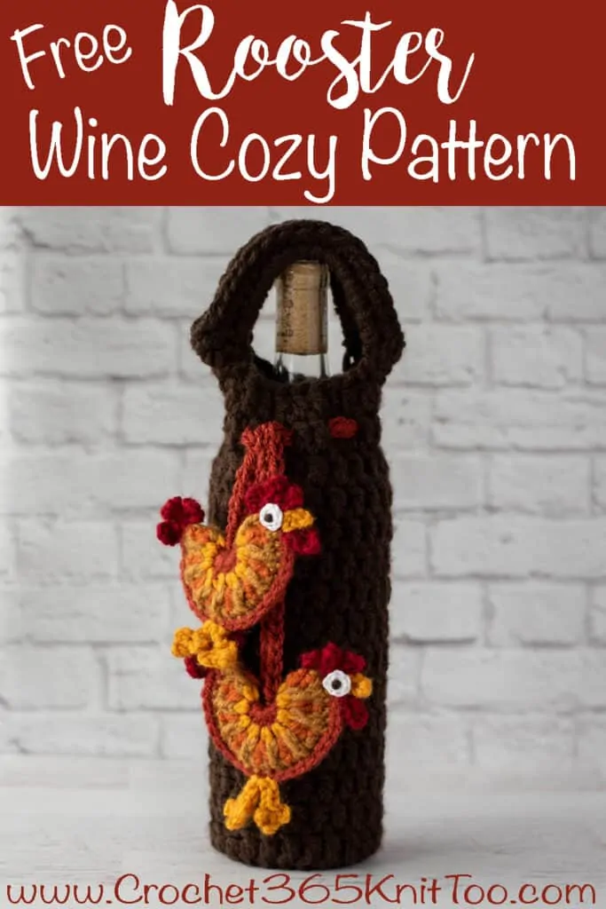 Wine Bottle Cover With Coasters , Crochet Pattern , Crochet Bottle