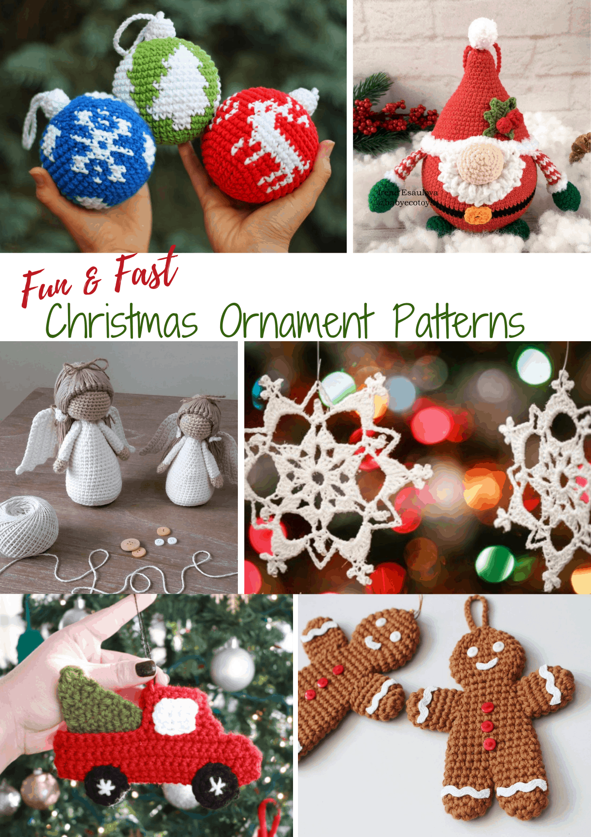 Free Printable Crochet Christmas Ornament Patterns Psoriasisguru com