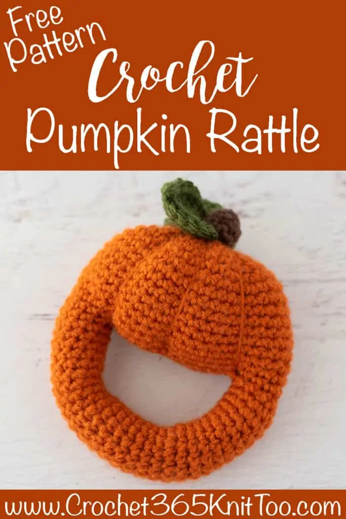 Crochet Pumpkin Rattle