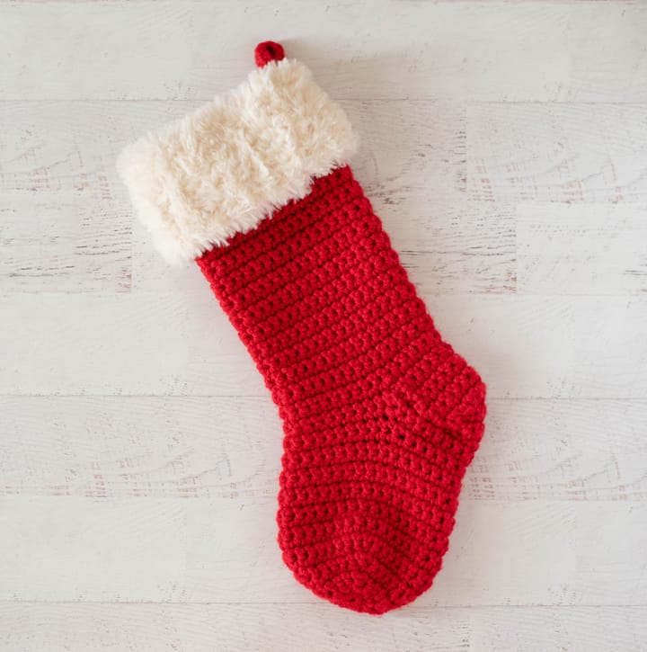 be JOLLY Christmas Stockings X 2  Red with White Trim 16" 