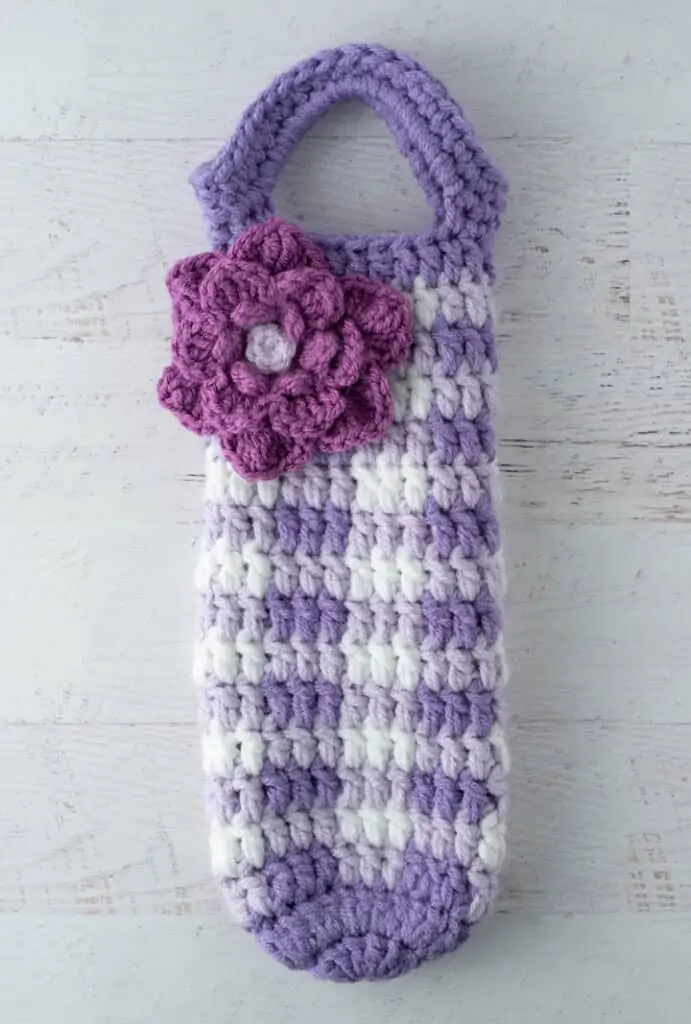 Crochet Water Bottle Holder - Crochet 365 Knit Too