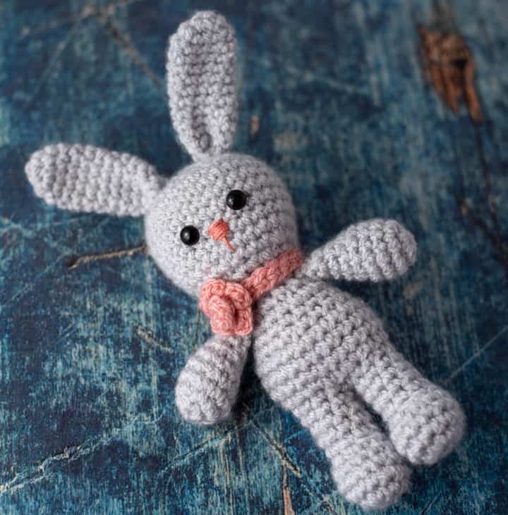 soft toy amigurumi bunny, Toy memory bunny knitted toy bunny for children