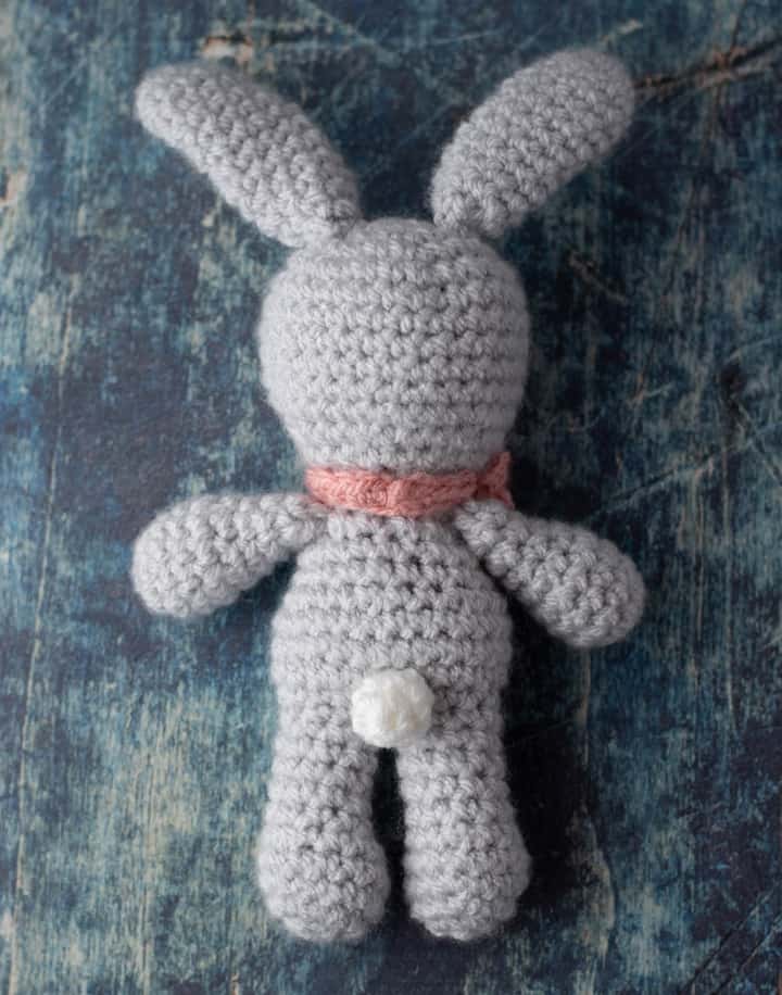 Tail of Crochet Bunny