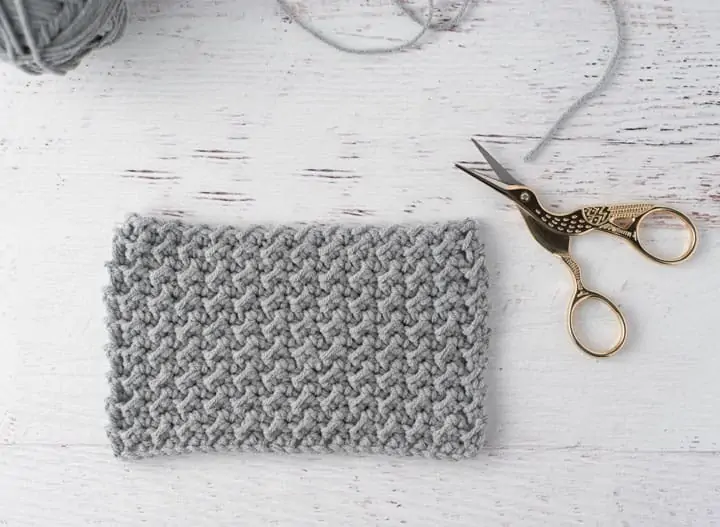 Even Moss Stitch, How to Crochet