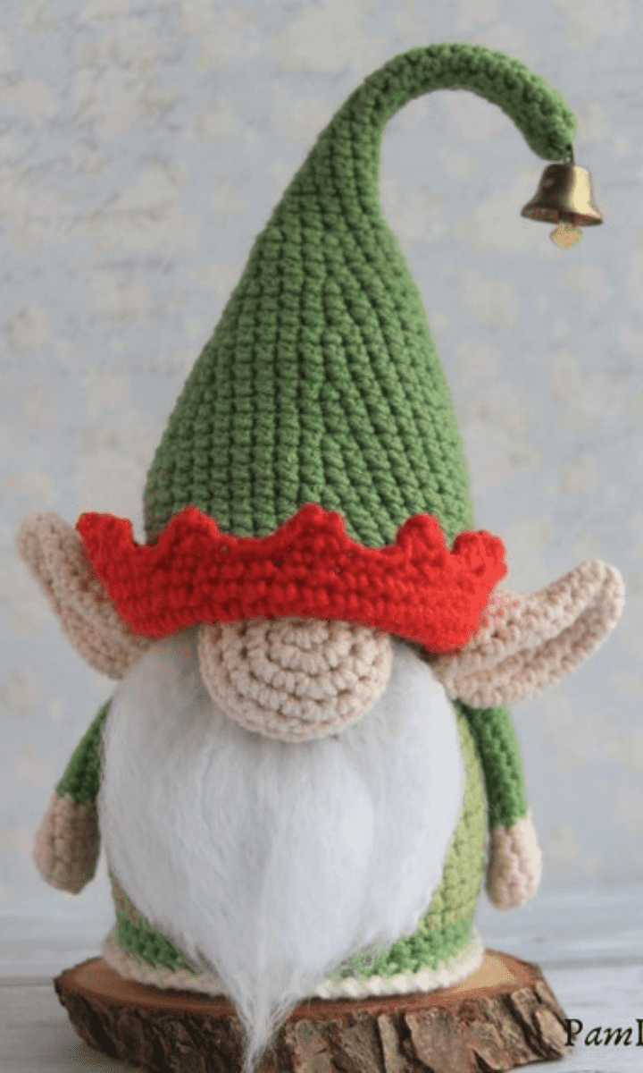 crochet elf gnome