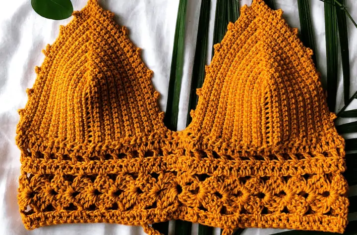 Crochet Bralette: Crochet pattern